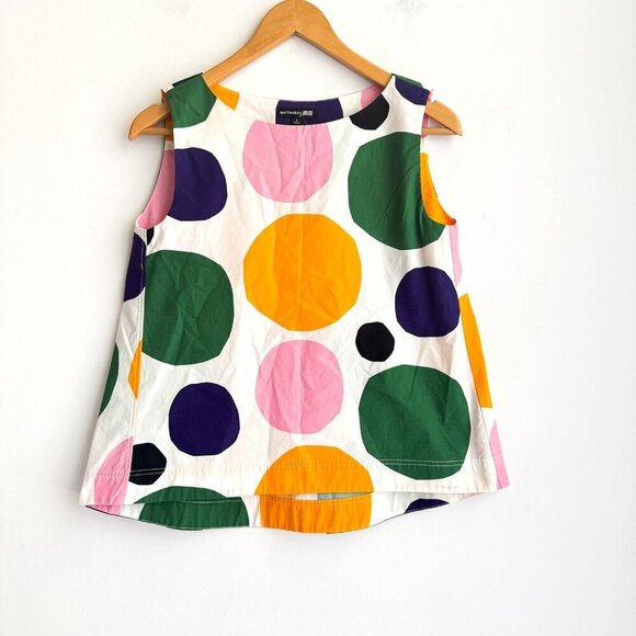 Merimekko X Uniqlo Geometric Print Sleeveless Top S - Picture 1 of 4